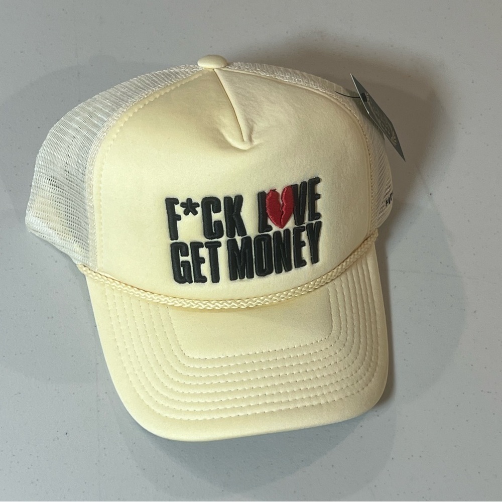 NWT Field Grade F*CK LOVE GET MONEY Classic Hat Streetwear Supreme